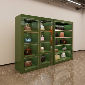 Tùy chỉnh thiết kế bằng gỗ nặng túi giá bán lẻ trường Túi hiển thị giá giày và túi hiển thị giá tủ - Product Image 1