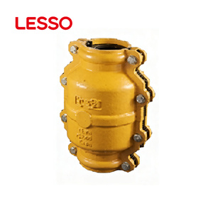 Collier de réparation <span class=keywords><strong>rapide</strong></span> Lesso en fonte ductile pour tuyaux droits, type douille, pour la maintenance des conduites d'eau et la réparation des fuites - Product Image 1