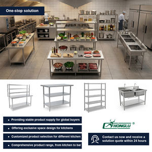 Table <span class=keywords><strong>de</strong></span> <span class=keywords><strong>travail</strong></span> complète en acier inoxydable OEM/ODM en gros, équipement <span class=keywords><strong>de</strong></span> <span class=keywords><strong>cuisine</strong></span> commerciale pour <span class=keywords><strong>cuisine</strong></span> centralisée - Product Image 4