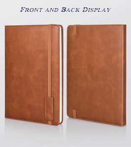 Creative Mini Leather Hardcover Embossed Logo 2025 Agenda Calendar Daily Planner Notebook Elastic Band 100 Sheets A5 <b>Sewing</b> - Product Image 2