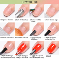 Service professionnel, fournisseur de gel UV écologique sans acide pour ongles, base coat, primer, primer pour nail art à séchage à l'air