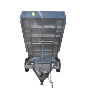 Approvisionnement d'usine 4500kgs immersion à chaud galvanisé ferme <span class=keywords><strong>benne</strong></span> utilitaire remorque avec rampe - Product Image 2