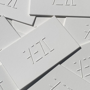 Biglietto Personalizzato in Carta di Cotone da 600g con Stampa Monocromatica Incisa, Biglietto da Visita di Lusso Personalizzabile, <span class=keywords><strong>Cartolina</strong></span> <span class=keywords><strong>Regalo</strong></span> per Aziende - Product Image 6