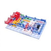 Kit de circuits électroniques colorés, jouet éducatif scientifique DIY, ensemble de formation avec manuel pour enfants et étudiants