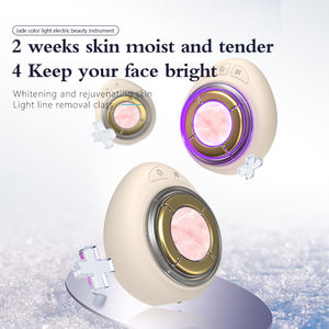 Appareil de beauté pour le soin de la peau, rouleau de jade électrique, outil à haute fréquence, vibration galvanique, micro-courant chauffant, masseur facial - Product Image 2