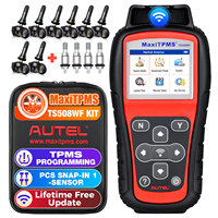 Autel Maxitpms TS508WF 8 Uds sensores TPMS herramienta de diagnóstico programador WIFI OBD2 escáner diagnóstico ITS600 TS508
