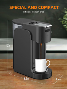 Fabricante OEM de Máquinas de Café, Cafetera de Una Sola Porción para Café Frío, Compatible con K-cup, Diseño Multifuncional, Potencia de hasta 1450W, con 4 en 1 - Product Image 4