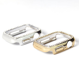 Funda dura de lujo para <span class=keywords><strong>Apple</strong></span> <span class=keywords><strong>Watch</strong></span>, funda a prueba de golpes con diseño de diamante de 38mm, 40mm, 42mm, 44mm, 41mm y 45mm - Product Image 6