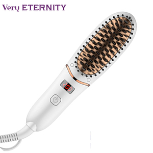 Très l'éternité Magique Peigne À Barbe Pour Hommes, Peigne à Défriser <span class=keywords><strong>les</strong></span> Cheveux Électrique Redressage Brosse À Cheveux - Product Image 3