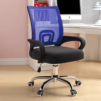 Chaise de bureau contemporaine à dossier haut, pliable et extensible, réglable en hauteur, inclinable, avec dossier ergonomique en maille respirante
