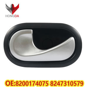 Poignée de porte 8200174075 8247310579 Applicable à Renault Clio Scénic Mégane <span class=keywords><strong>Dacia</strong></span> <span class=keywords><strong>Duster</strong></span> de 2002 à 2017 Poignée peinte en argent - Product Image 1