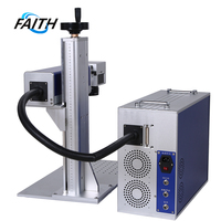 Mini machine de gravure laser à fibre 20w 30w 50w Mopa Jpt Raycus Machine de marquage laser à fibre portable 30w avec rotatif pour métal