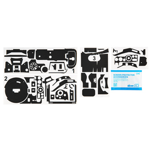 KIWIFOTOS Matrix ฟิล์มป้องกันผิวกล้องสีดำสำหรับ <span class=keywords><strong>Nikon</strong></span> <span class=keywords><strong>Z5</strong></span> - Product Image 1