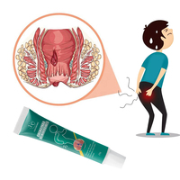 Pommade Anti-Hémorroïdaire Soin Hémorroïdes Internes et Externes – Baume Crème Efficace pour l'Élimination des Hémorroïdes