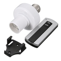 Douille de lampe E27 KAIYI KY-011 220V avec télécommande et port de vis, portée sans fil 10-30m, interrupteur intelligent en ABS