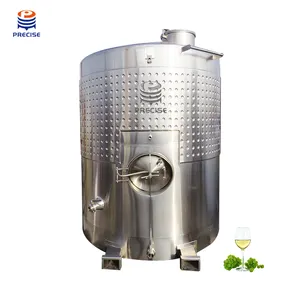 Factory Price fermenter SS304 stainless steel forkable wine fermentation tank dimple jacket for winery equipment