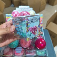 Mainan Squishy Transparan Buatan Tangan yang Laris Manis, Blok Bangunan TPR, Mainan Sensorik Pereda Stres, Bola Squishy