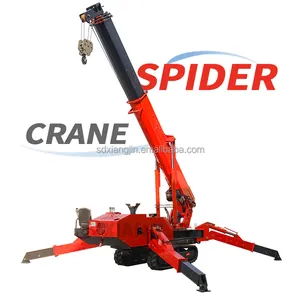 Gruas 1 ton spider crane Telescopic boom Spider Crane