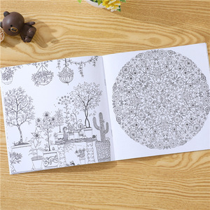 Livre de coloriage anglais <span class=keywords><strong>Secret</strong></span> Garden Adult Stress Reduction Hand colouring book Student colouring book Graffiti - Product Image 4