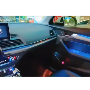 Kit d'éclairage d'ambiance coloré Symphony pour Audi Q5L 2018 - 2025 Accessoires d'éclairage LED intérieur Contrôle de l'écran - Product Image 6