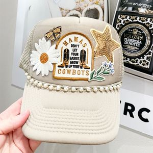 Écussons personnalisés avec logo brodé, style western cowgirl, à thermocoller, badges et appliques brodées pour vêtements et chapeaux - Product Image 3