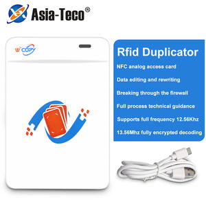 เครื่องอ่าน RFID ความถี่คู่ 125KHZ 13.56MHZ นักเขียนถอดรหัสฟังก์ชั่นการ์ดเครื่องถ่ายเอกสาร NFC PM5 IC/ID Duplicator พร้อมกุญแจ - Product Image 2