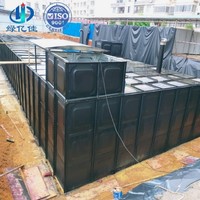 Réservoir d'eau enterré BDF pour hôtel, école, hôpital, réservoir de stockage d'eau de 200 000 litres, réservoir d'eau de pluie souterrain de 500 000 litres