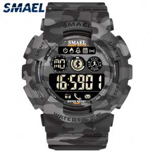SMAEL-<span class=keywords><strong>reloj</strong></span> <span class=keywords><strong>digital</strong></span> popular para hombre, cronómetro con correa de plástico, a prueba de agua, calendario, para deportes al aire libre, 8013, venta al por mayor - Product Image 3