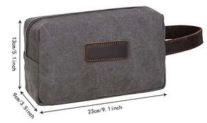 Échantillon gratuit, trousse de toilette personnalisée de grande capacité, organisateur de cosmétiques, 8 gallons, 30 litres, sacs de toilette de camping, sacs de toilette - Product Image 3