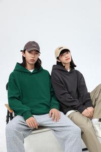 Sweat-shirt à capuche personnalisé avec logo, 500 GSM, lourd, doublure en fausse fourrure d'agneau, vente en gros - Product Image 4