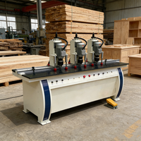 Machine à percer les charnières industrielle à trois têtes, outil de perçage à triple broche pour l'équipement de fabrication de trous de charnières en usine de meubles