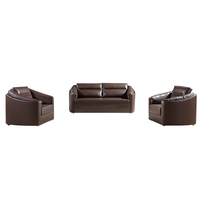 Pengpai Soft Leaders Lounge Mobilier de bureau en attente Ensemble de canapés 1 + 1 + 2 places Meubles de bureau Canapé Mobilier de salon