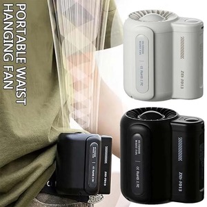 Portable Waist Hanging Fan 3 <b>Speeds</b> Strong Airflow Wearable Personal <b>Clip</b> Fan Rechargeable Cool Fan Under Shirt - Product Image 2