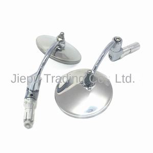 Nuevo Espejo Retrovisor Redondo Curvo para Motocicleta, Espejo Retrovisor Manual para Motocicleta Deportiva de Gran Cilindrada, Modificado - Product Image 3