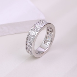 IGI Certified Emerald Cut Lab Grown Diamond <b>Ring</b> 18K Solid Gold Vintage Engagement Jewelry for Her - Product Image 2