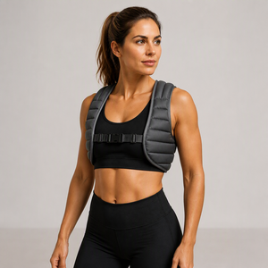 Gilet Zavorrato da Donna a Basso Profilo, Gilet da Corsa Tipo Bolero per Pesi da 2,2 a 6,8 kg, <span class=keywords><strong>con</strong></span> Imbottiture Morbide, Piastre da 4,5 kg, Tasca Nascosta, Spallacci Regolabili, Taglie dalla XS alla XL - Product Image 6