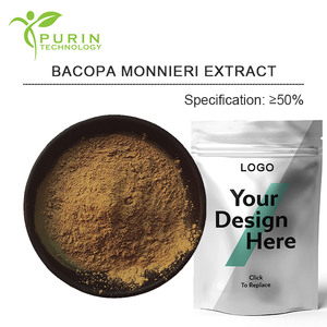 Bubuk Bacoside Larut Air 50% Saponin Ekstrak <span class=keywords><strong>Bacopa</strong></span> Monnieri Bubuk Bacopasides 50% dari Saponin Purslane Palsu - Product Image 2