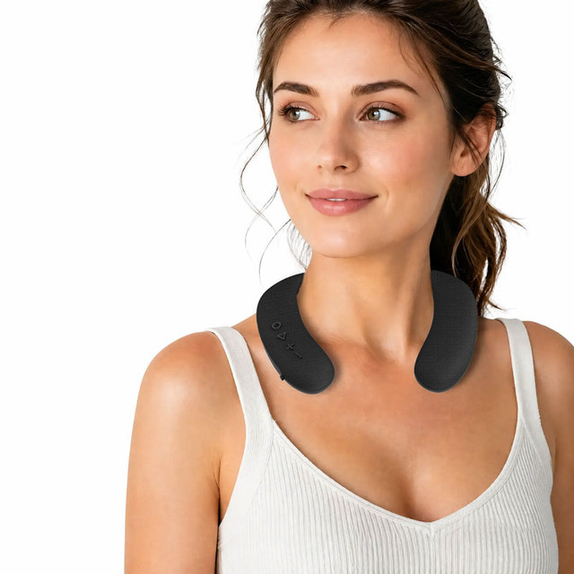 2026 New Wireless Neckband Bluetooth Speaker 3D Stereo Sound Wearable Speaker for Gaming