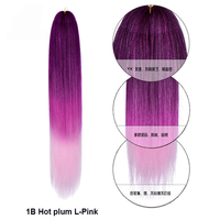 Tresses et extensions tressées volumineuses en fibres synthétiques Henan EZ Braid pour coiffure (60g/85g) – Idéales pour l'exportation