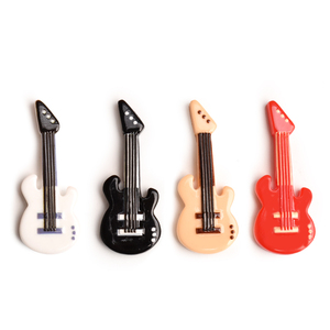 <b>Mini</b> Electric Guitar Resin Flatback Cabochon Religious Fairy for DIY Handmade Jewelry Making Charms - Product Image 6