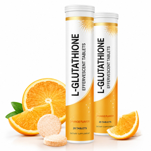 Comprimés effervescents de L-glutathion réduit, supplément de vitamine C, antioxydant, éclaircissant, beauté, soutien immunitaire pour adultes, halal - Product Image 1