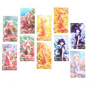 Cartes à collectionner personnalisées à motif floral, bordure dorée, jeu de cartes de collection premium, 4 cartes personnalisées à motif floral doré - Product Image 1