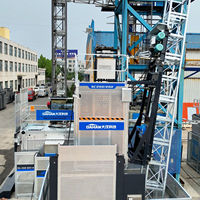 Élévateur de chantier incliné pour levage de mât, équipement de levage 2000KG SC200/200, engrenage moteur haute efficacité pour projets de construction