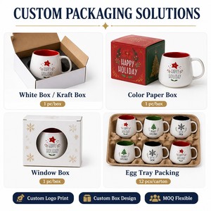 Offre spéciale, vente en gros, tasse en céramique personnalisée avec impression amusante, cadeau de Noël bon marché, tasse à café, tasse de Noël - Product Image 5