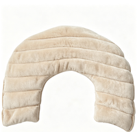 Coussin chauffant lesté en coton pour micro-ondes, aromathérapie, thérapeutique, pour le cou et les épaules