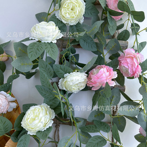 Artificial Peony Vines Silk Flower 100cm-200cm High Simulation <b>Wedding</b> Decor Home Decoration - Product Image 3