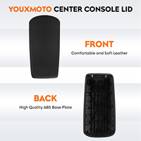 Couverture d'accoudoir de console centrale intérieure de voiture pour Nissan Altima 2013-2018 noir