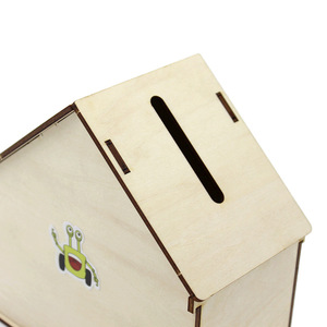 Wooden House Money Bank <b>Diy</b> <b>Kit</b> For Kids Age 4 6Y Craft Education Toy - Product Image 4