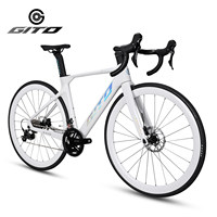 GITO Carbon-Rennrad 24-Gang Shimano R7120 Variabler Geschwindigkeitsregler Windbrecher-Laufräder Öl-Scheibenbremse 700x28C