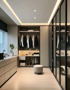 <span class=keywords><strong>Armario</strong></span> de Madera Moderno y Personalizado <span class=keywords><strong>con</strong></span> Diseño Plegable, Convertible y Extensible para Dormitorio, Muebles para el Hogar - Product Image 1